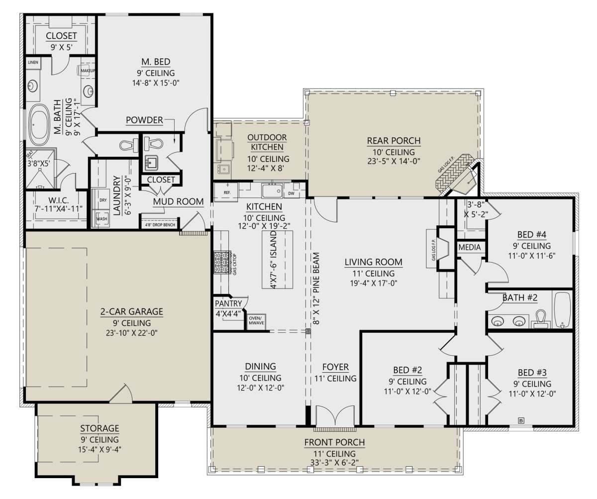House 2 floor plan